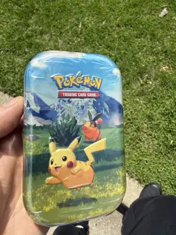 Pokemon TCG Ascended Heroes Mini Tin Pikachu Sealed Min Tin - Image 1