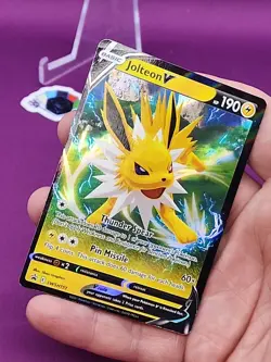 Pokemon TCG Misprint Jolteon V Miscut Off Center Eveelution Promo *CCGHouse* RC - Image 5