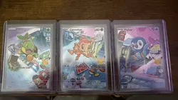 Pokemon First Partner Ascended Illustration Sinnoh Set Chimchar Turtwig Piplup - Image 1