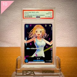 One Piece Card PSA10 Kaya OP03-044 Rare Standard Battle Promo 2023 Japanese - Image 1