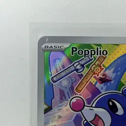 Pokemon First Partner Illustration- Popplio MEP045 Full Art Black Star Promo - Image 3