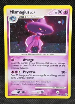 Mismagius 10/130 HOLO RARE Diamond & Pearl 2007 Pokemon - Image 1