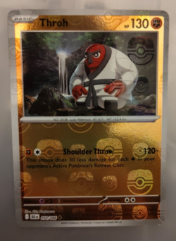 Pokemon TCG Throh SV Black Bolt 050/086 Uncommon Master Ball Reverse Holo - Image 1
