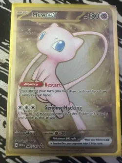 Mew ex Holo Hyper Rare 205/165 Scarlet & Violet 151 EX Basic Pokemon TCG - Image 1
