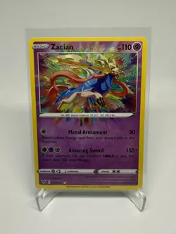 ZACIAN 82/185 VIVID VOLTAGE Pokemon- AMAZING RARE HOLO-NM - Image 1