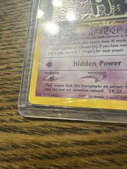 Pokemon TCG Unown [A] Neo Discovery 14/75 Holo Unlimited Holo Rare - Image 4