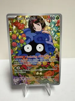 Pokemon Erika's Tangela 218/217 ASC Full Art Holo Basic Grass 80 HP - Image 1