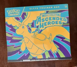 Pokemon TCG: Ascended Heroes ETB - HOLE IN WRAP CORNER - SEE PICS - Image 1