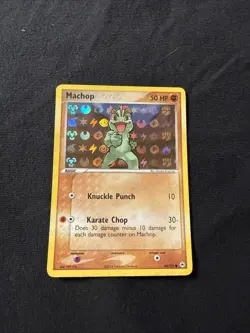 Machop 64/101 Common Hidden Legends Pokemon Reverse Holo Near Mint - Image 1