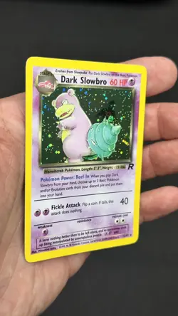 Pokemon Dark Slowbro Team Rocket Holo Rare Unlimited English 12/82 1999-2000 🚀 - Image 5