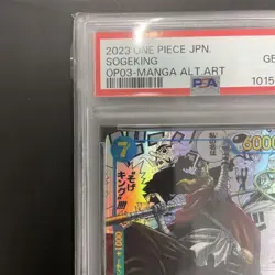 One Piece Card PSA10 Sogeking OP03-122 Comic Parallel Rare 2023 Japanese - Image 3