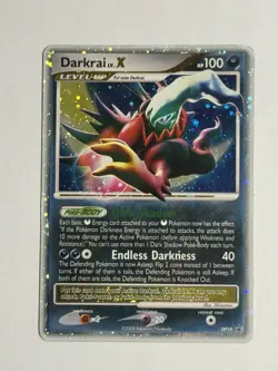 Pokemon Darkrai Lv. X TCG Diamond Pearl Black Star Promo Card DP19 Holo - Image 1