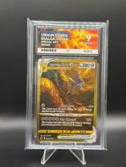 Pokemon TCG: Origin Forme Dialga Vstar Gg68/Gg70 - SWSH Crown Zenith - Ace 9 - Image 1