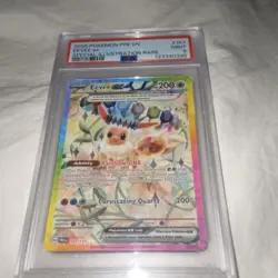 POKEMON EEVEE EX 167/131 SV: PRISMATIC EVOLUTIONS SPECIAL ILLUSTRATION PSA 9 - Image 3