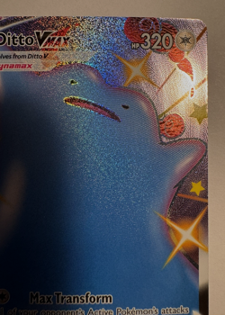 Pokemon Card - Ditto VMAX Shining Fates SV119/SV122 Shiny Holo Rare NEAR MINT - Image 3