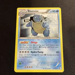 Pokemon TCG Blastoise #31/149 Non-Holo Rare Card Boundaries Crossed 2012 Set - Image 1