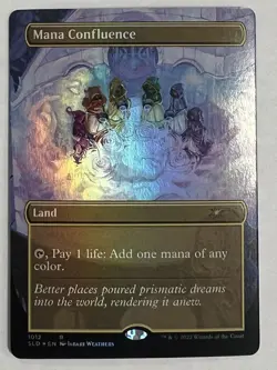 Mana Confluence Secret Lair Drop Rare Land Foil 2022 English Card 1012 - Image 1