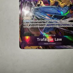 One Piece Trafalgar Law P-093 Promo Holo Character Card Blocker Promotion - Image 5