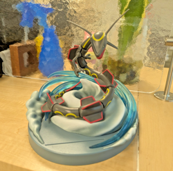 Pokemon Shiny Rayquaza Figure Hidden Fates Premium Card Holder - Image 2