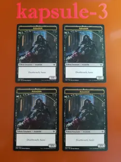 4x Assassin | TOKEN 005/012 | Conspiracy Take the Crown | MTG Magic Cards - Image 1