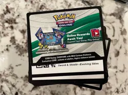 Pokemon TCG Evolving Skies Online Code 830 Card Lot - E-Delivery Ebay Messaging! - Image 1