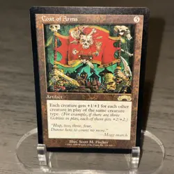 Magic The Gathering EXODUS COAT OF ARMS artifact card MTG (NM/LP) (A) - Image 1