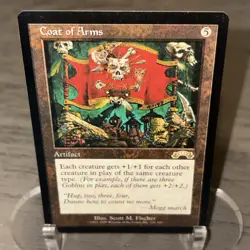 Magic The Gathering EXODUS COAT OF ARMS artifact card MTG (NM/LP) (A) - Image 3