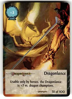 Spellfire CCG Uncommon Artifact Card Dragonlance - Dragonlance 51 of 100 - Image 1