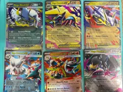 2025 Pokemon Mega Evolutions 6 Card Mega EX Lot - Image 1