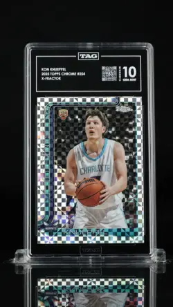 2025-26 Topps Chrome Kon Knueppel X-Fractor (RC) TAG 10 SUPER HIGH SCORE 983 - Image 1