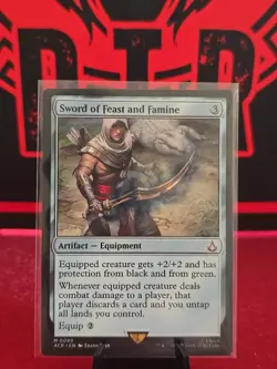 Sword of Feast and Famine ACR Assassin's Creed NM Magic The Gathering M 0099 - Image 1