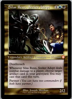 Silas Renn, Seeker Adept (Retro Frame) M Commander: The Brothers' War 129 LP - Image 1