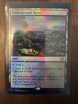 Underground River : MTG *FOIL* The Brothers' War / NM - Image 1