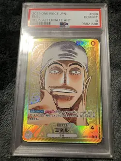 One Piece Card PSA10 Enel OP05-098 L Leader 2023 Japanese - Image 1