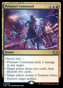 Prismari Command R Commander: Tarkir: Dragonstorm 299 NM - Image 1