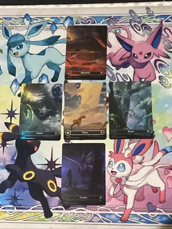 Edge Of Eternity Foil Borderless Land Set Magic The Gathering All Near Mint - Image 1