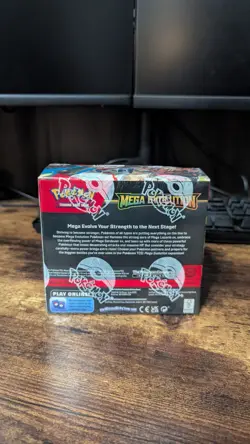 Pokemon Center TCG Mega Evolution ENHANCED BOOSTER BOX With Illustration Rear Pr - Image 3