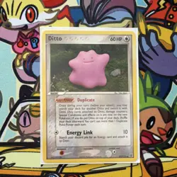 Pokemon Ditto EX Delta Species 35/113 Uncommon 60 HP Duplicate Energy Link Card - Image 1