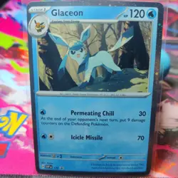 Glaceon SVP 171 – Black Star Promo SWIRL – NM Pokemon TCG - Image 1