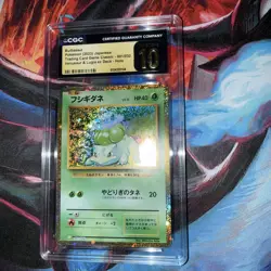 🌿🌿🌿 CGC 10 Pristine Bulbasaur 001/032 HOLO RARE Japanese Classic Collection - Image 1