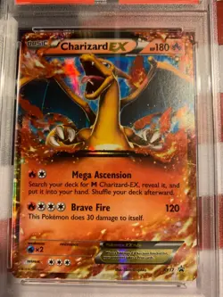 🔥 PSA 2014 Pokemon XY, CHARIZARD EX, BLACK STAR PROMO #XY17, Foil FULL ART - Image 2