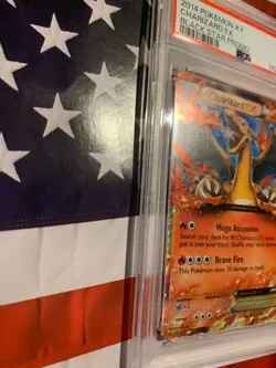 🔥 PSA 2014 Pokemon XY, CHARIZARD EX, BLACK STAR PROMO #XY17, Foil FULL ART - Image 4