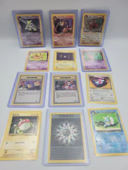 Pokemon Cards Bundle WOTC Team Rocket Dark Charizard Non & Holo Rare Vintage Y2k - Image 1