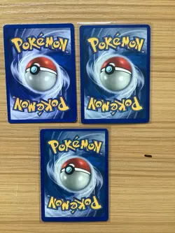 pokemon cards Lot Of 6 Cards. Jungle/ Gym Heroes. Played Condition - Image 2