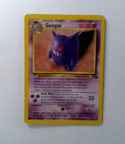 NM Excellent pokemon Gengar 20/62 Fossil Set NM - Image 1