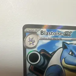Pokemon TCG Blastoise EX Ultra Rare Full Art Holo 184/165 SV151 Stage 2 330 HP - Image 2