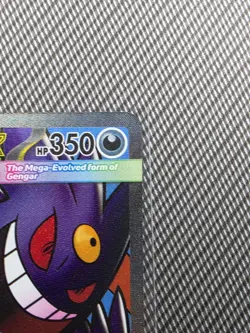 Pokemon TCG Holo Ultra Rare Full Art Mega Gengar EX Ascended Heros NM/MT - Image 3