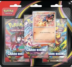 Pokemon ME04 Chaos Rising 3-Pack Blister - Sealed - PRESALE rel. 5/25-5/28 - Image 1