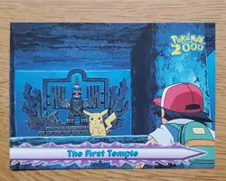 The First Temple #32 - Pokemon Topps Pokemon 2000 Movie Blue Logo NM/MT - Image 1