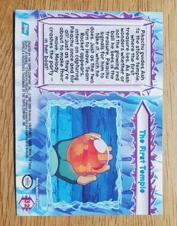 The First Temple #32 - Pokemon Topps Pokemon 2000 Movie Blue Logo NM/MT - Image 3